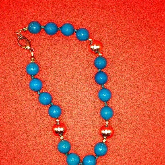 Beautiful Lot of 3 Aqua Turquoise Blue Bracelets! - Picture 4 of 4